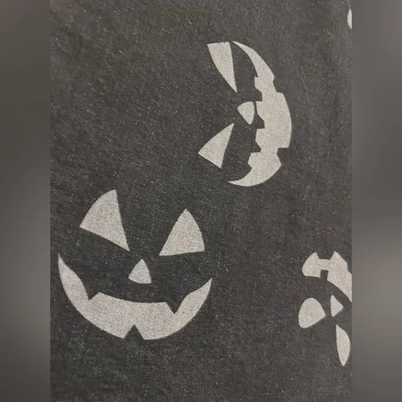 Hell Bunny Overall Skirt Womens Black Halloween Jackolantern Goth Spooky Size M - Picture 7 of 12